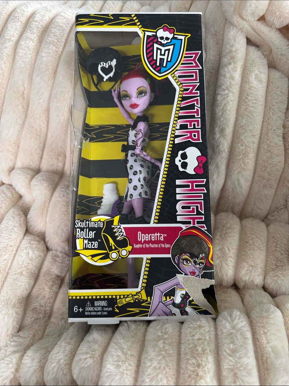 Monster High purple and black Operetta Doll